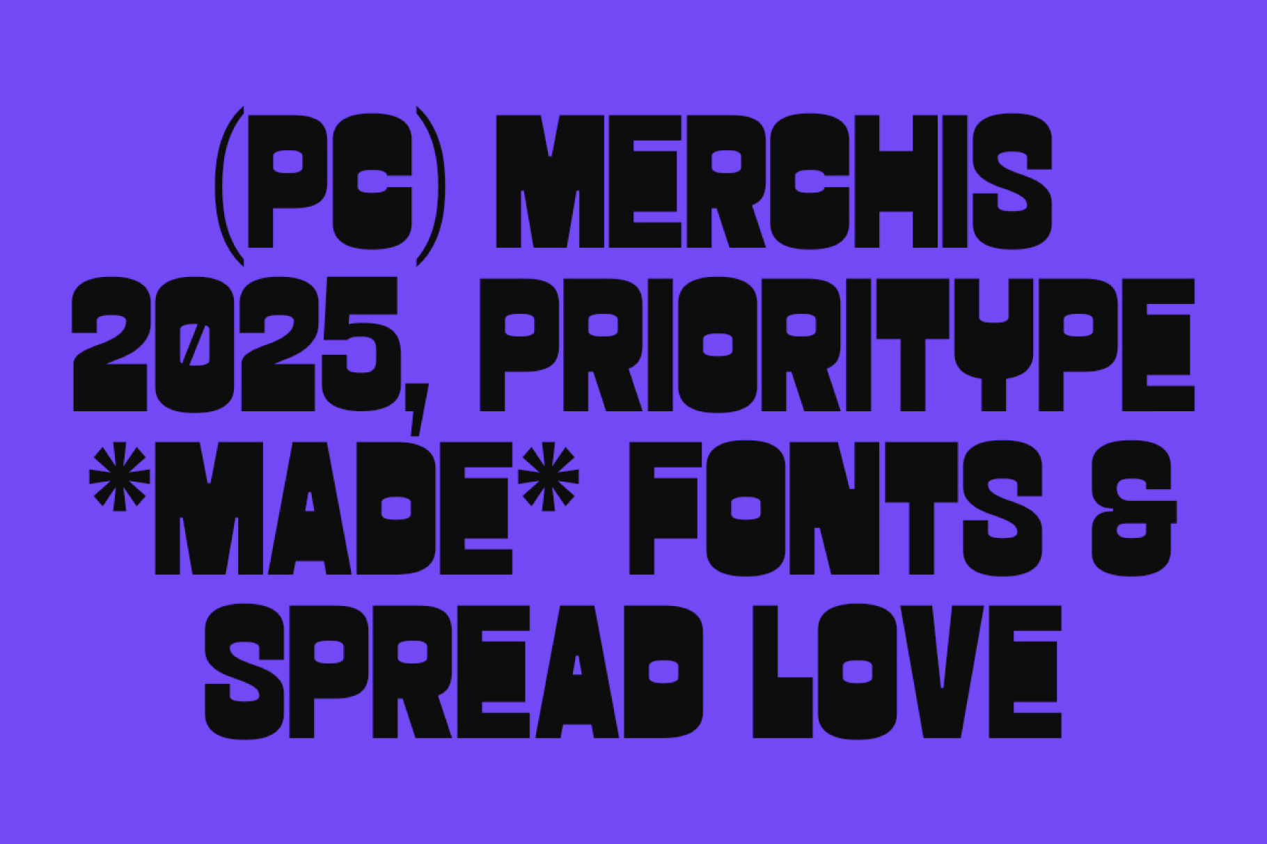 PC Merchis - Modern Brutalism Font