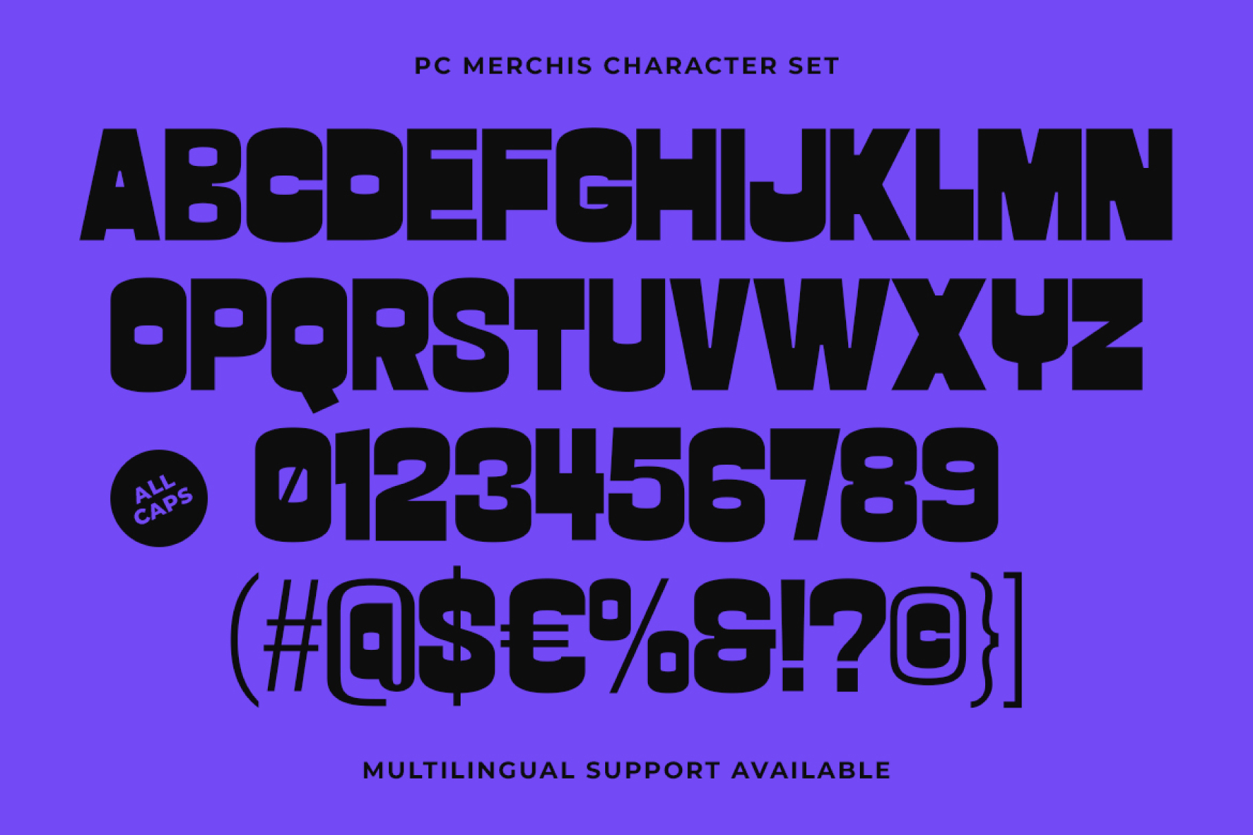 PC Merchis - Modern Brutalism Font