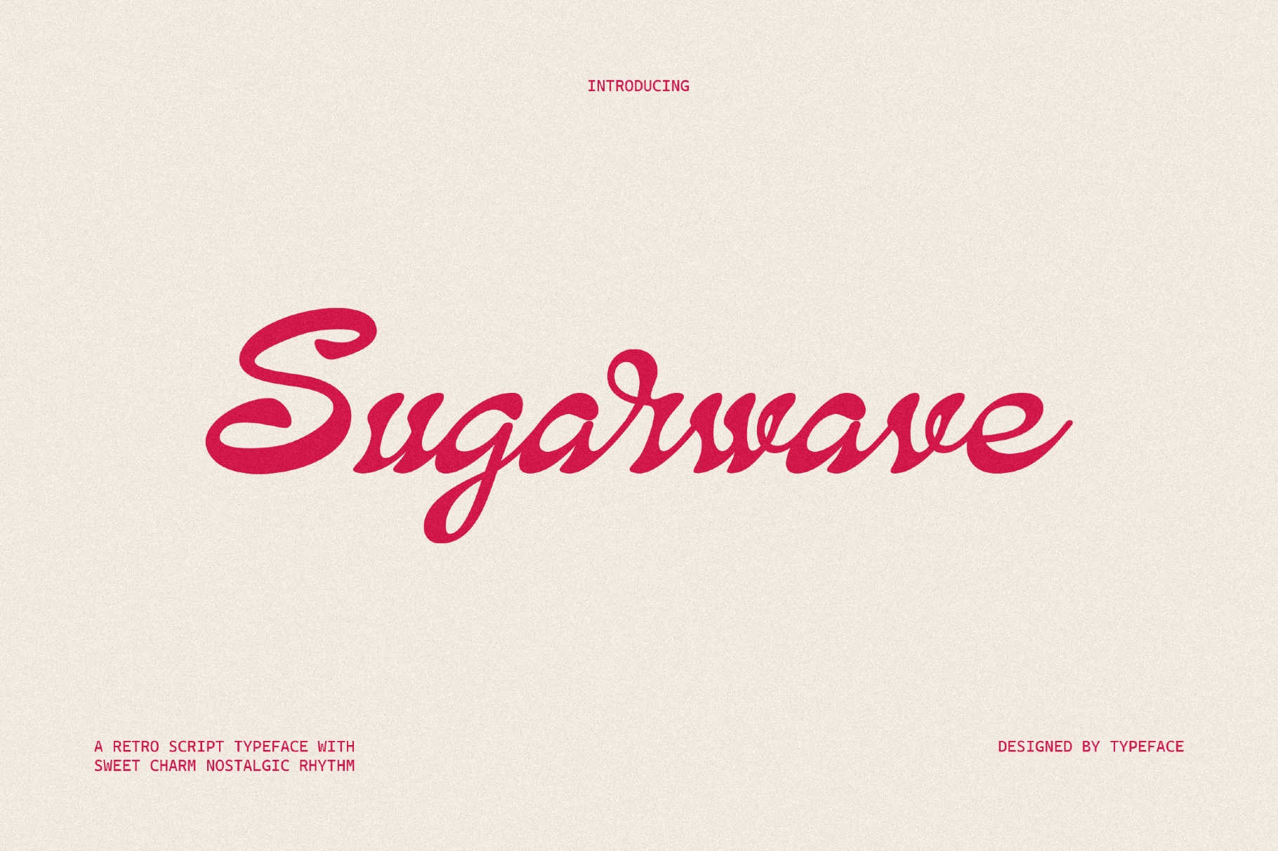 Sugarwave - Retro Script Font