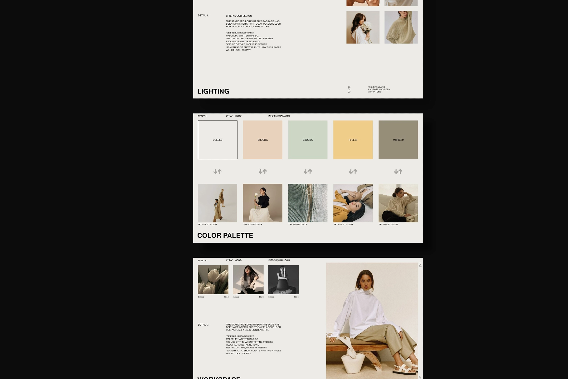 Mood And Brief Template