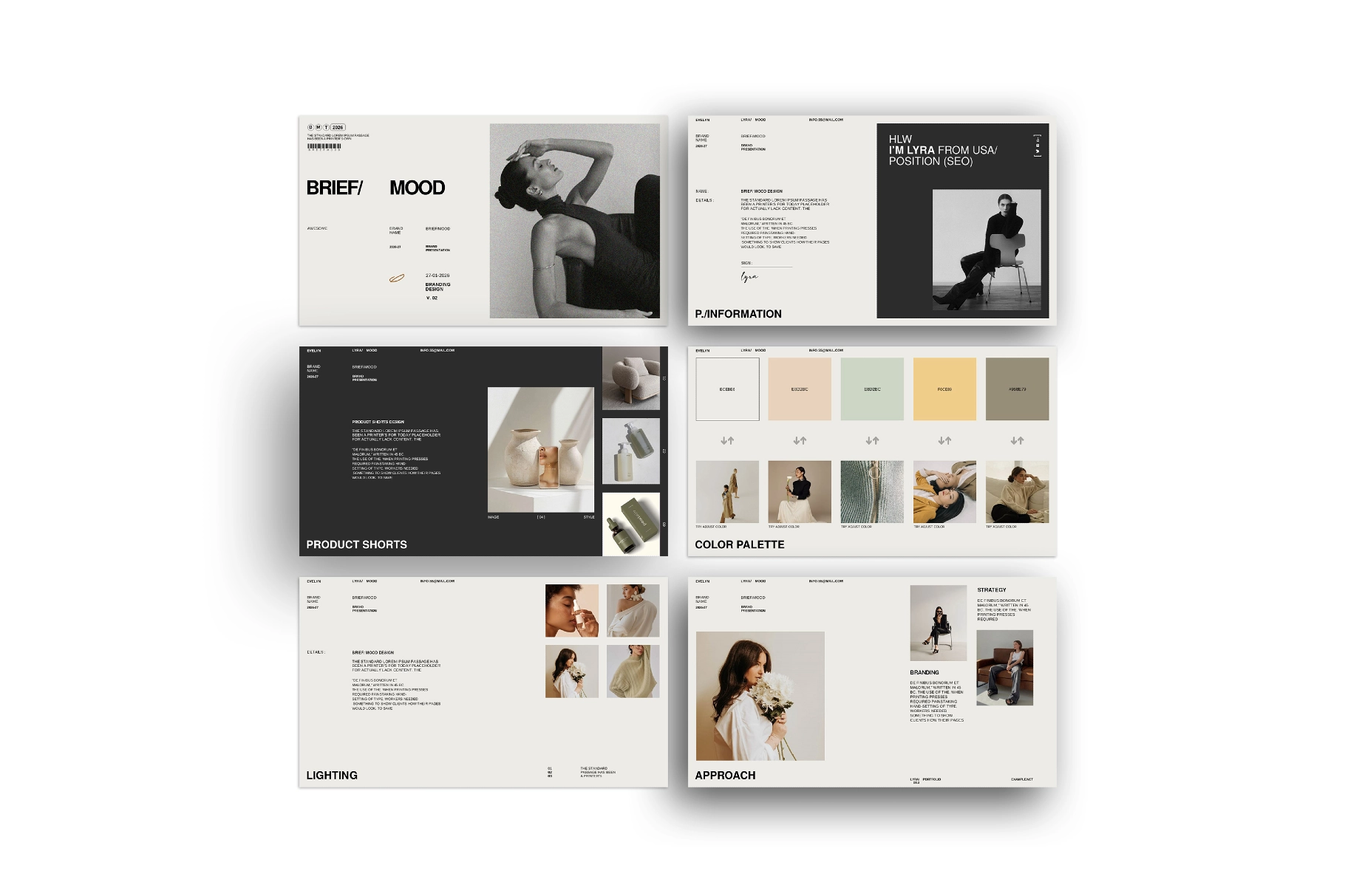 Mood And Brief Template