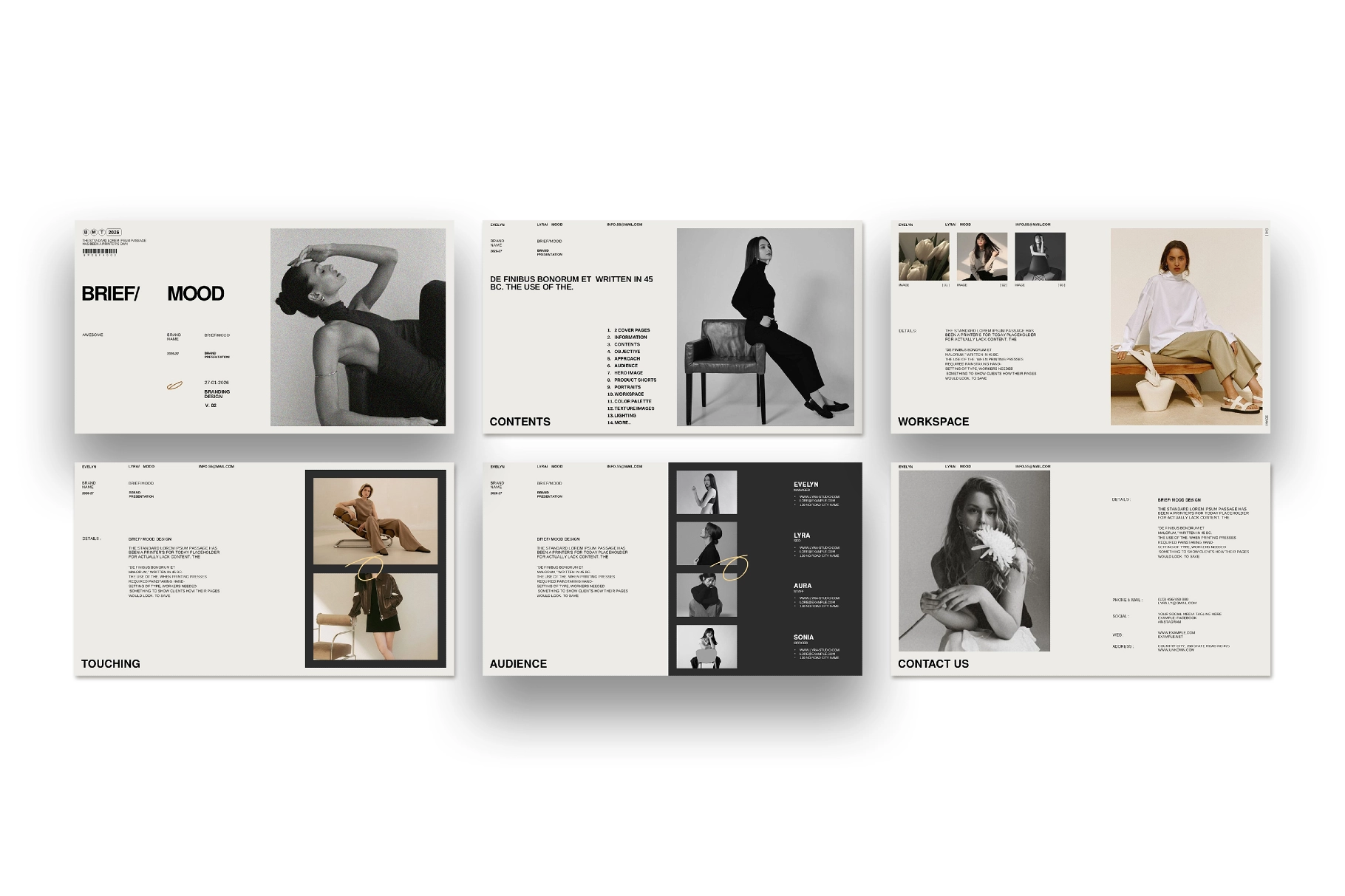 Mood And Brief Template