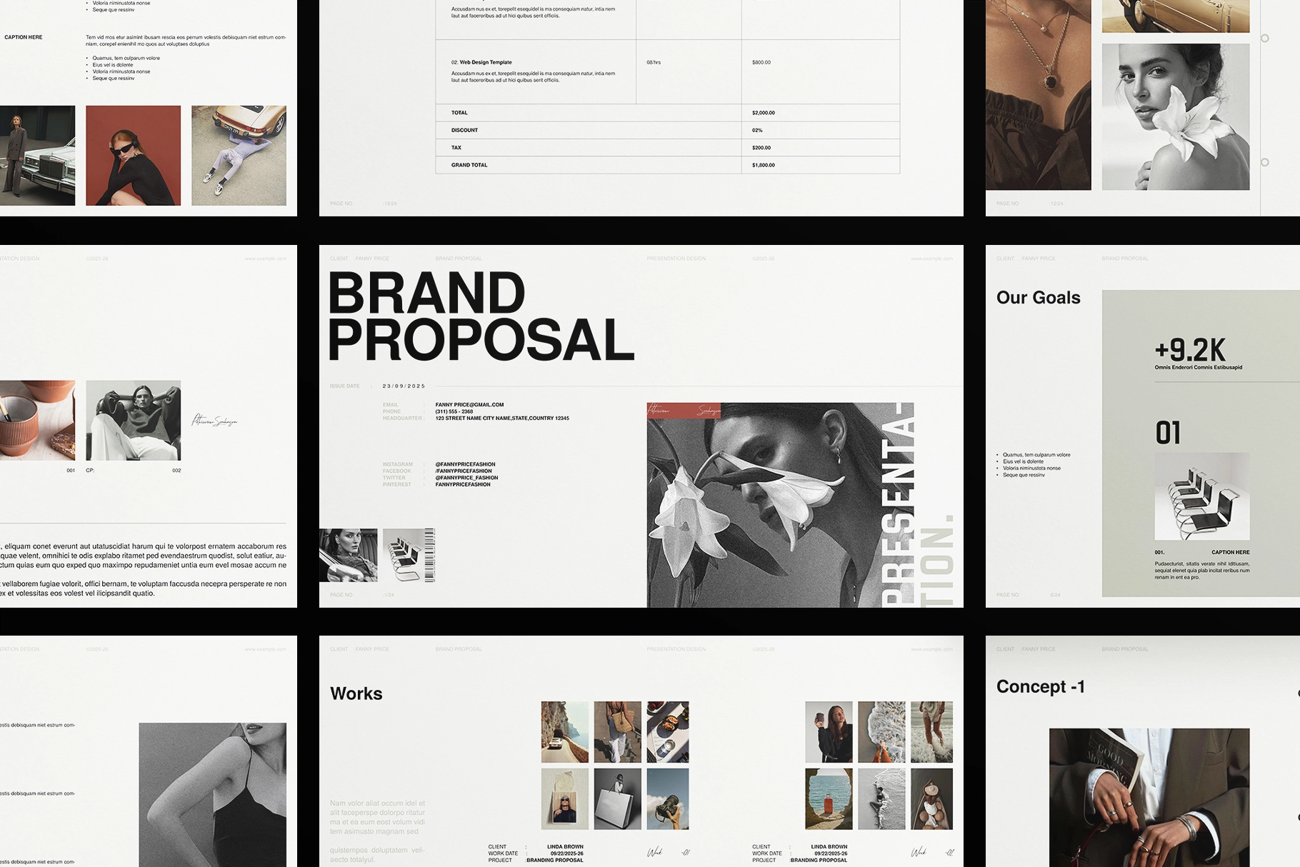 Brand Proposal Presentation Template
