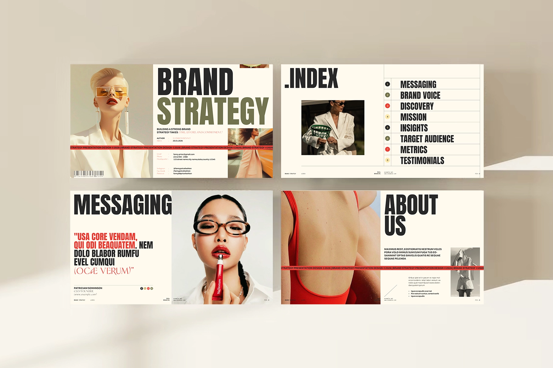 Brand Strategy Presentation Template