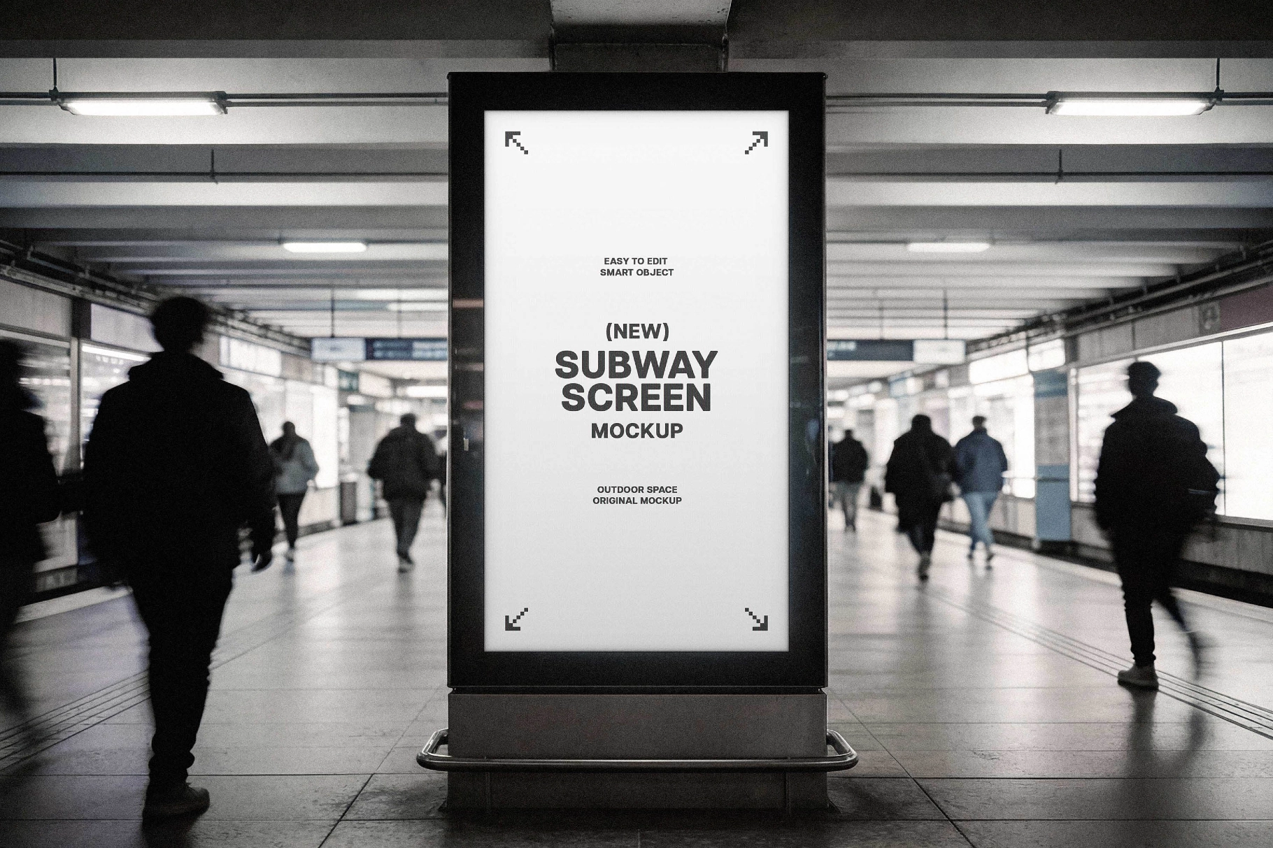 Underground Vertical Screen Mockup
