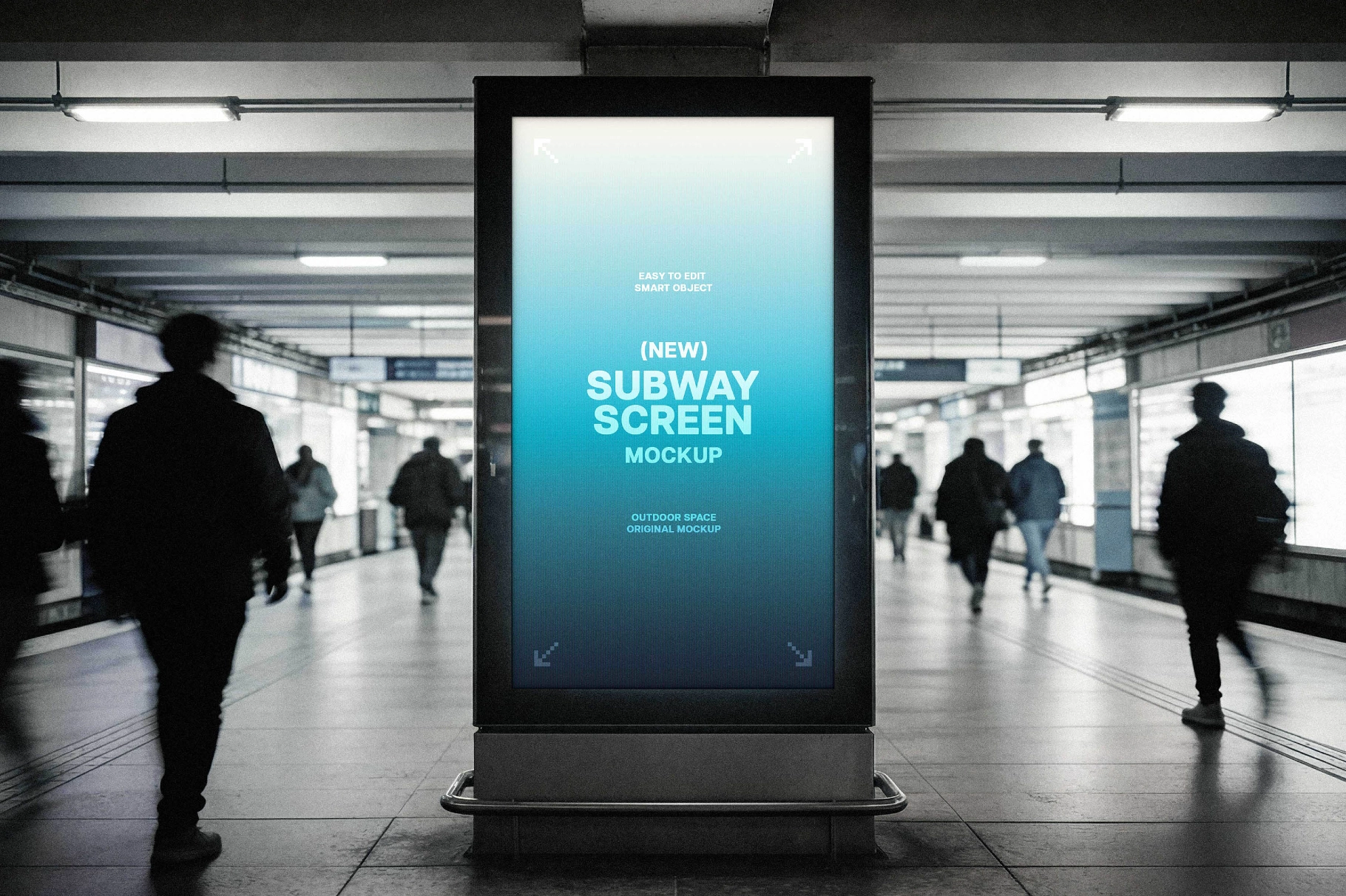 Underground Vertical Screen Mockup