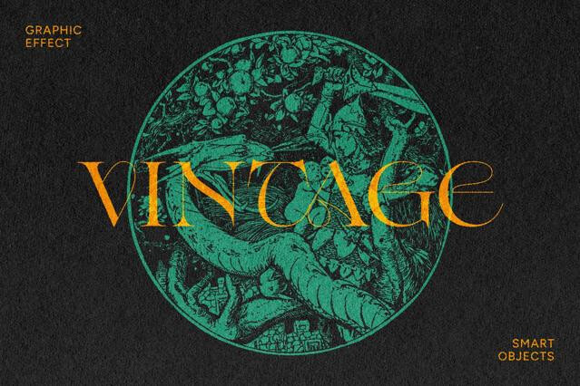 Vintage Overprint Effect