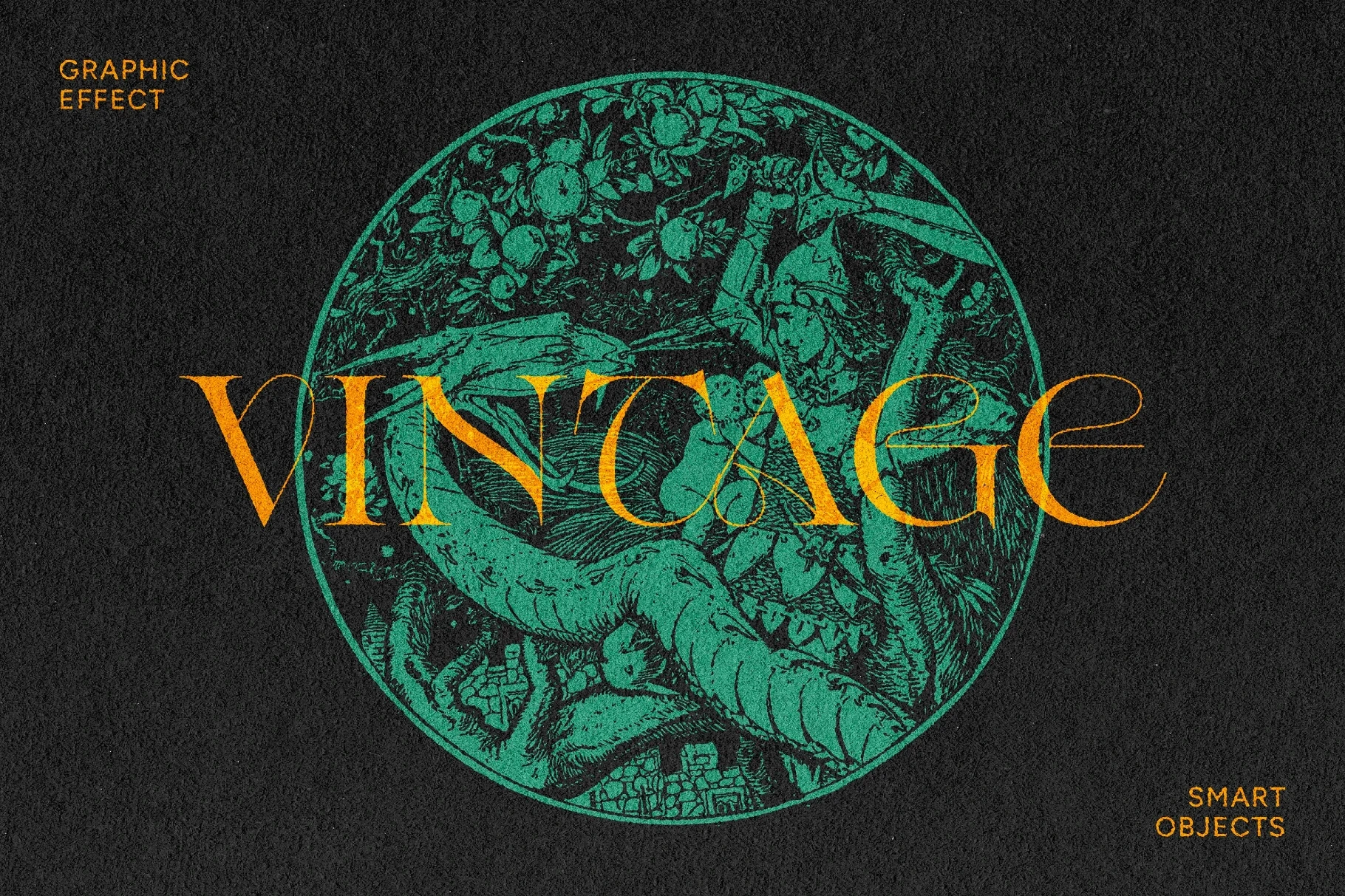 Vintage Overprint Effect