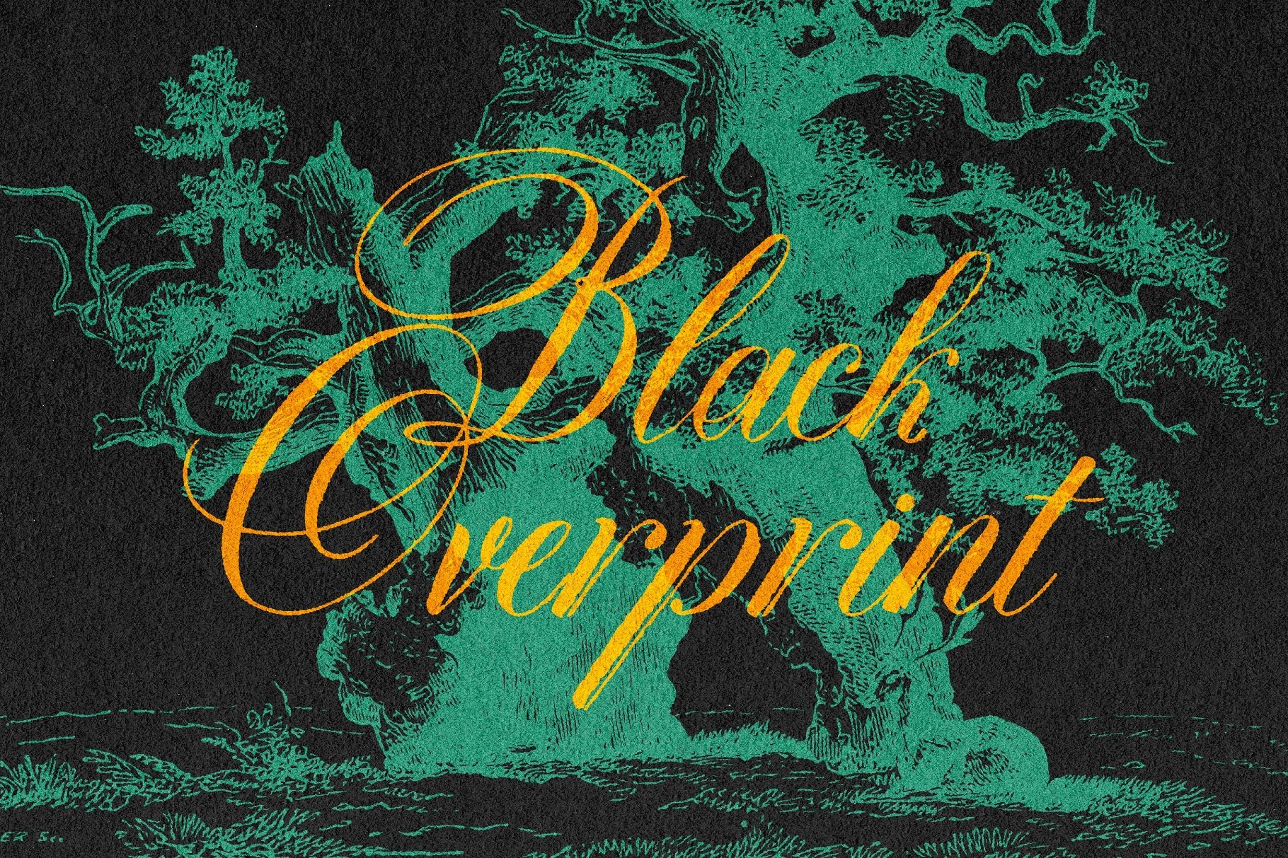 Vintage Overprint Effect