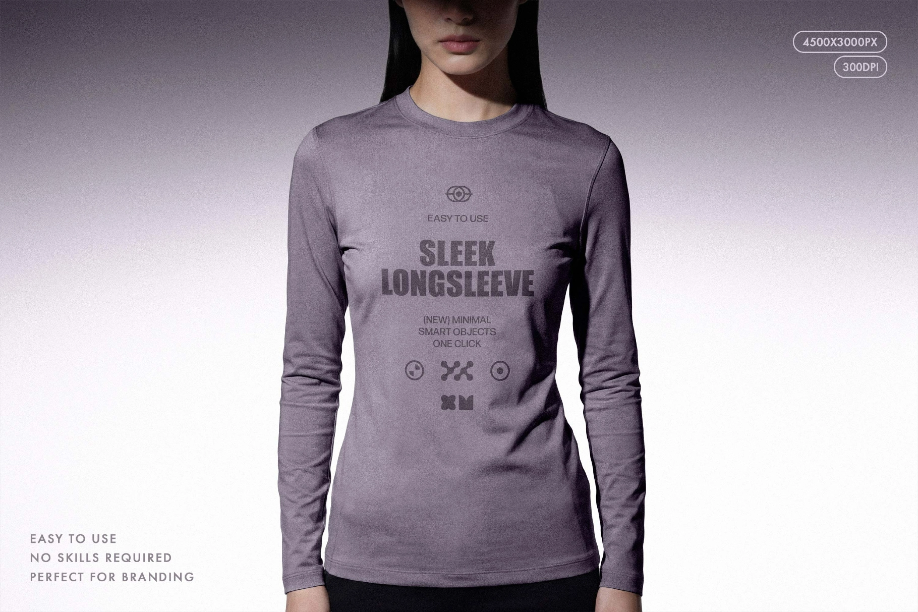Women's Sleek Longsleeve Mockup