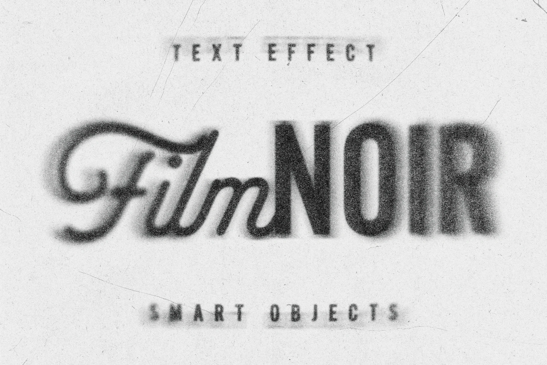 Film Noir Text Effect