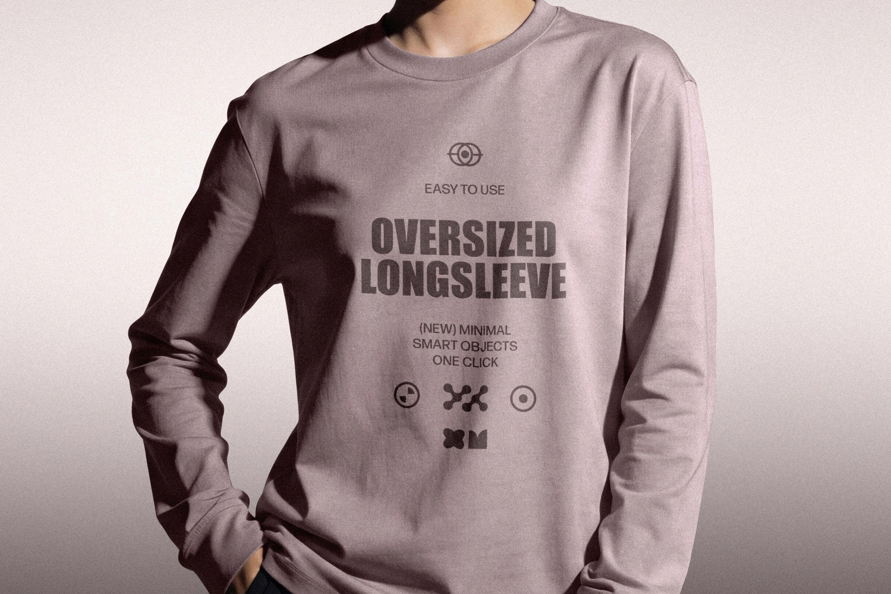 Women's Oversized Longsleeve Mockup