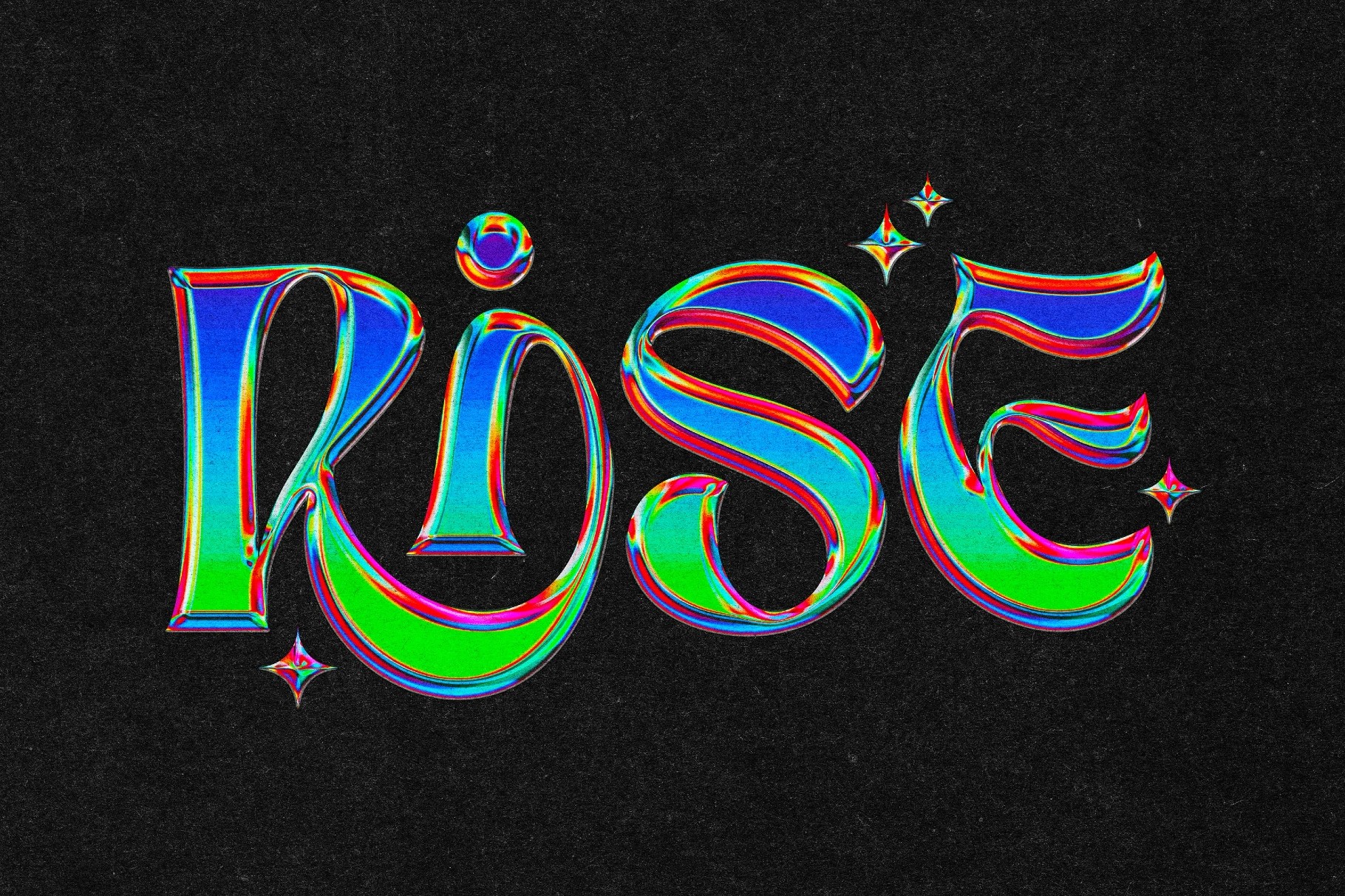 Prismic Chrome Logo Effect