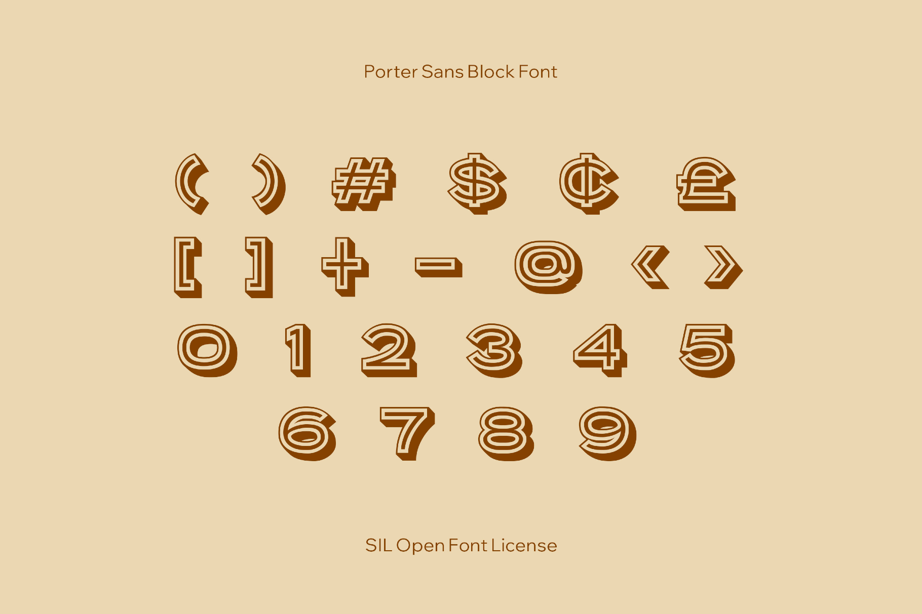 Porter Sans Block Font