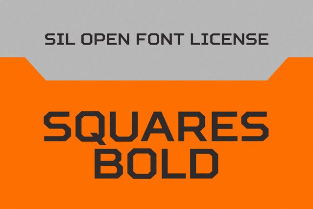 Squares Bold Font