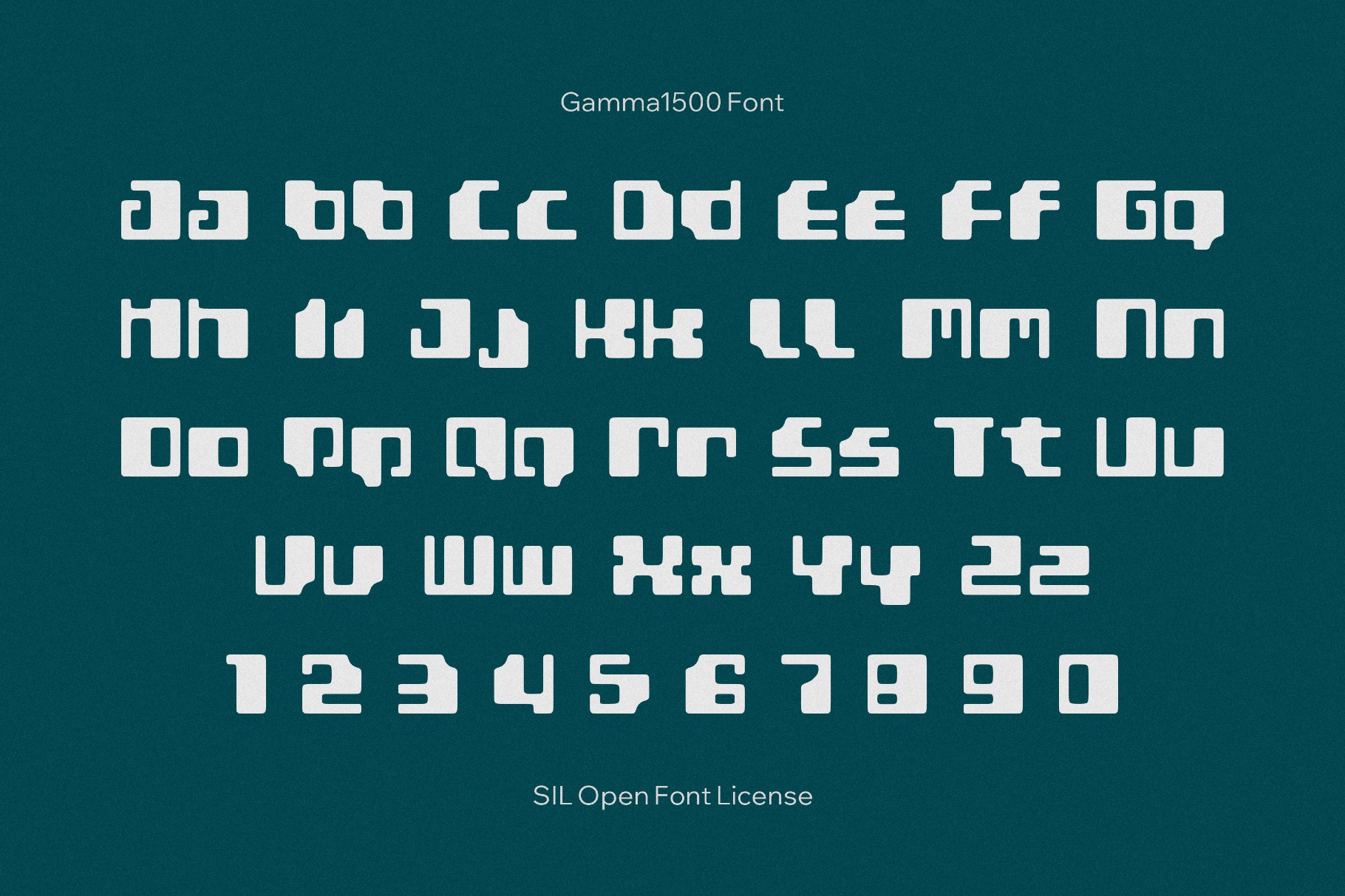 Gamma1500 Font