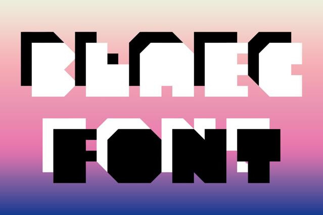 Blaec Font Family