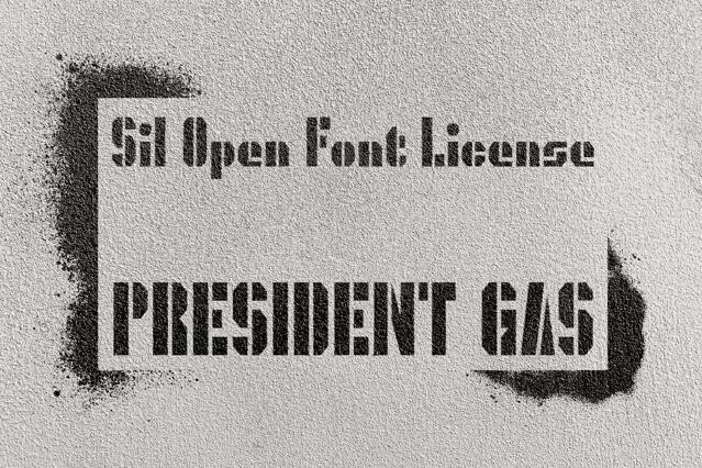 President Gas Font