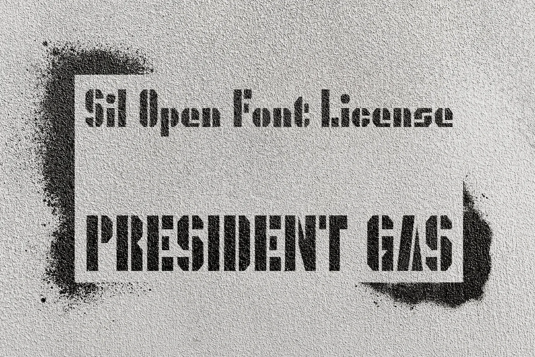 President Gas Font