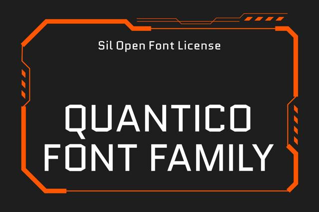 Quantico Font Family