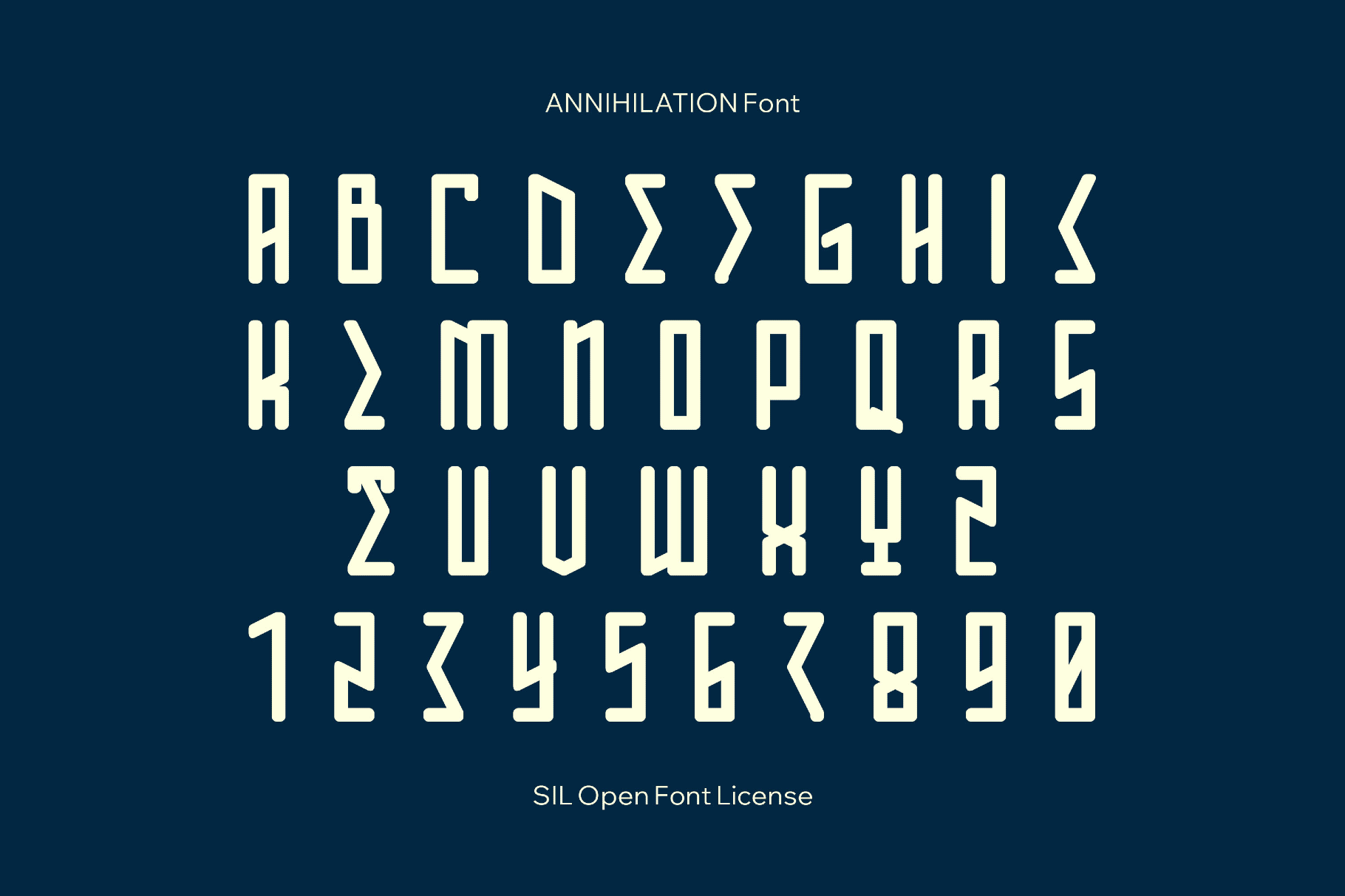 ANNIHILATION Font
