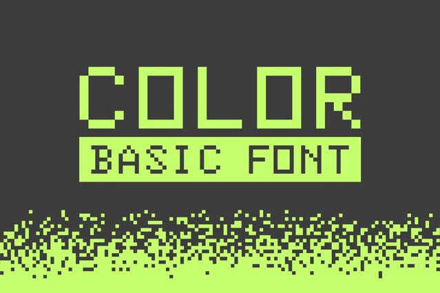Color Basic Font
