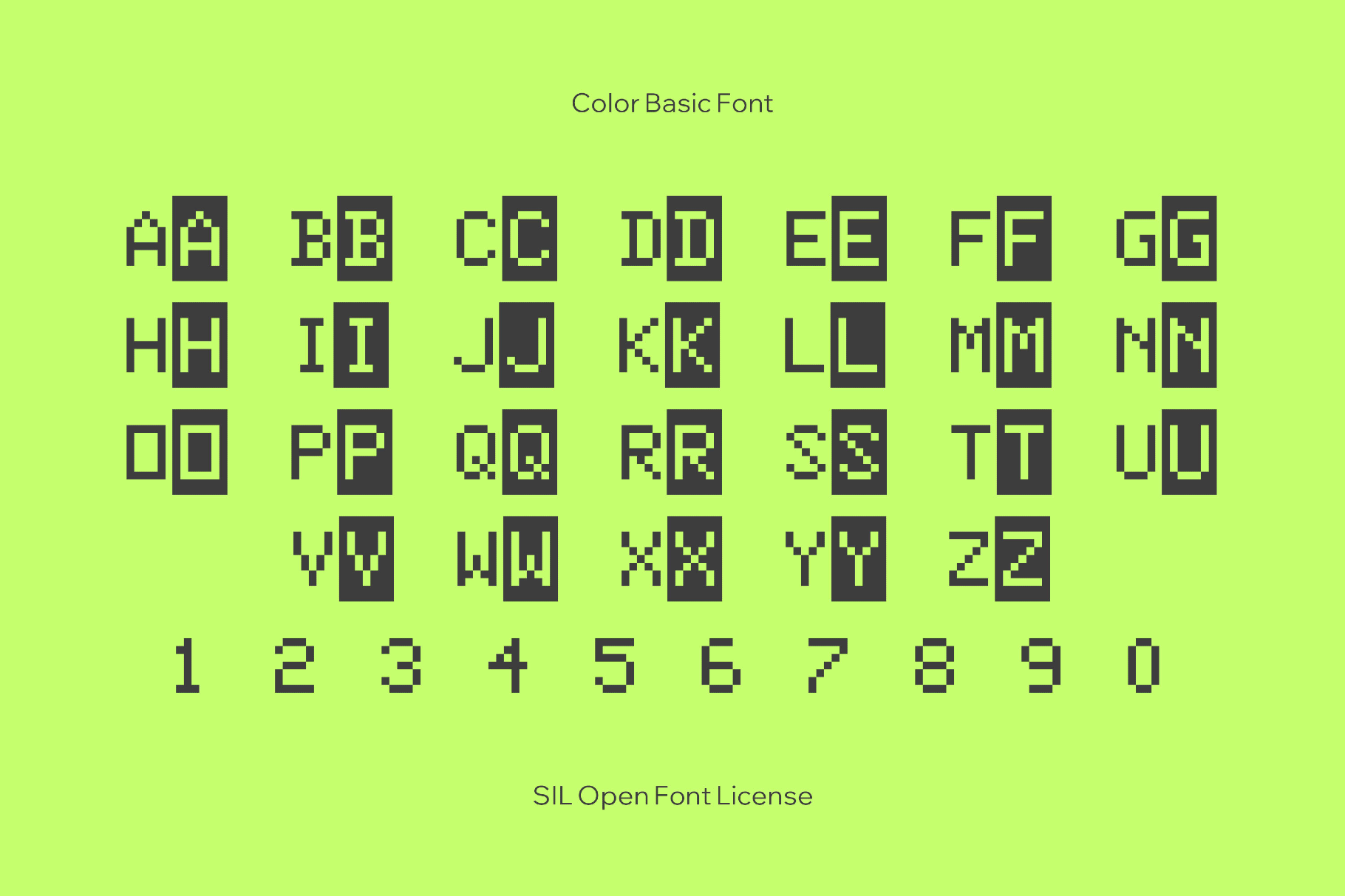 Color Basic Font