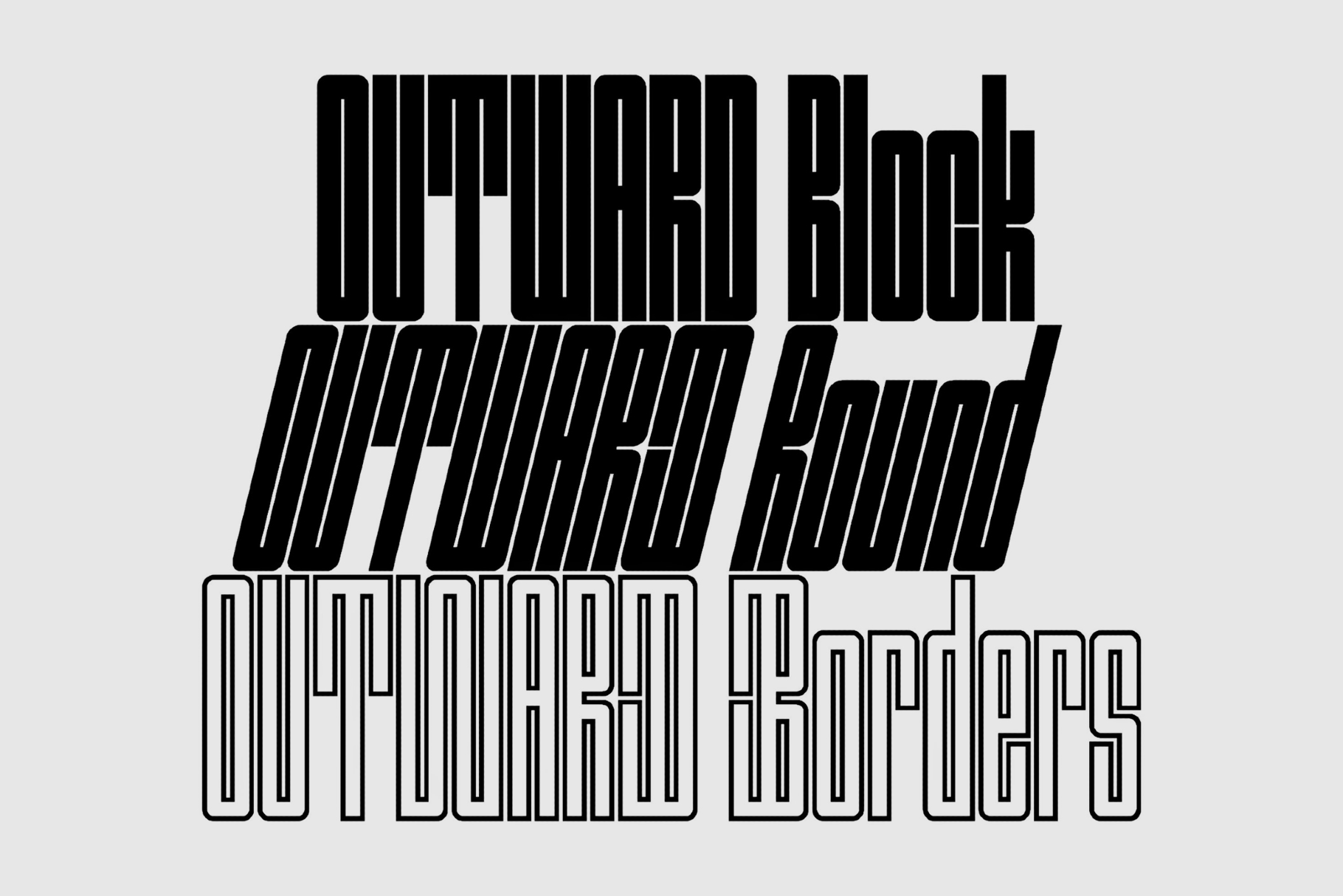 Outward Typeface