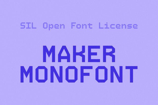 Maker Mono Font