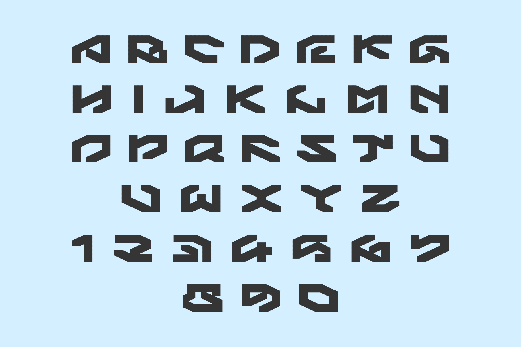 Liberation For 7 Kiks Font