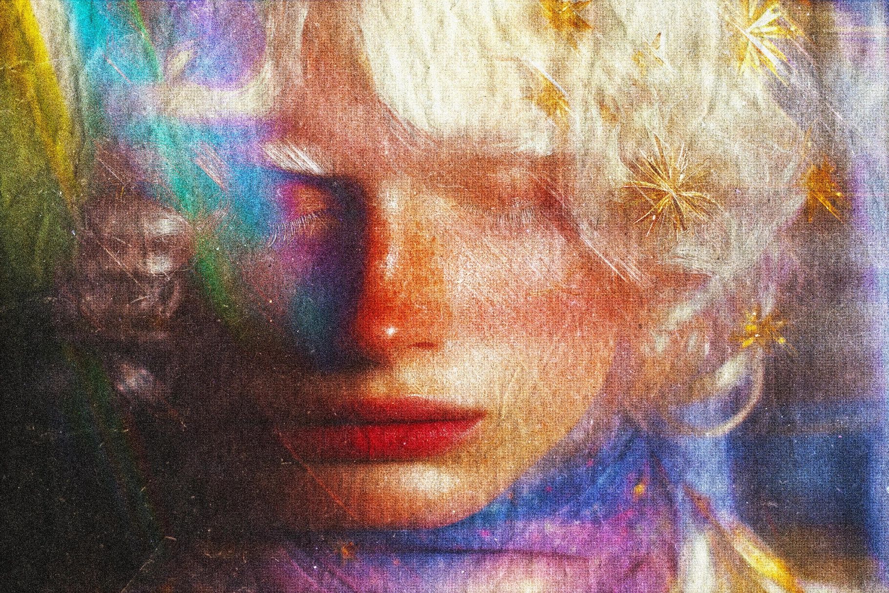 Old Aura Leak Photo Effect