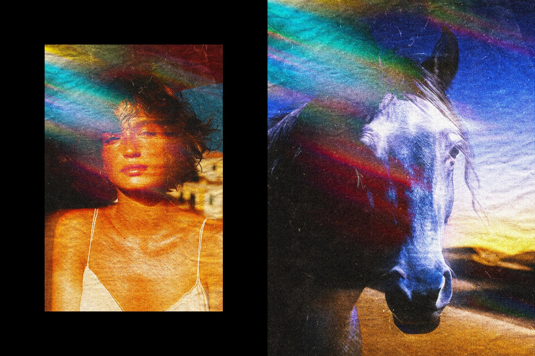 Old Aura Leak Photo Effect