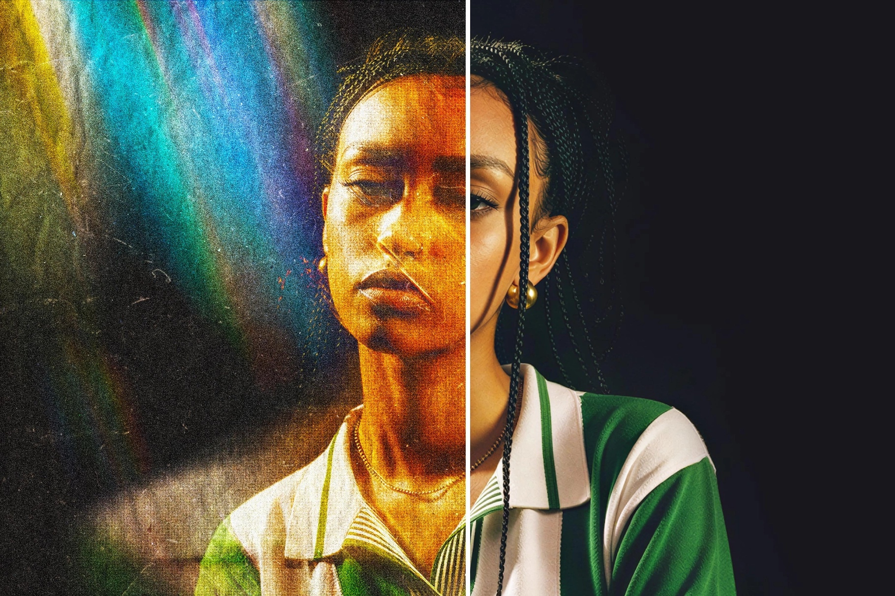 Old Aura Leak Photo Effect