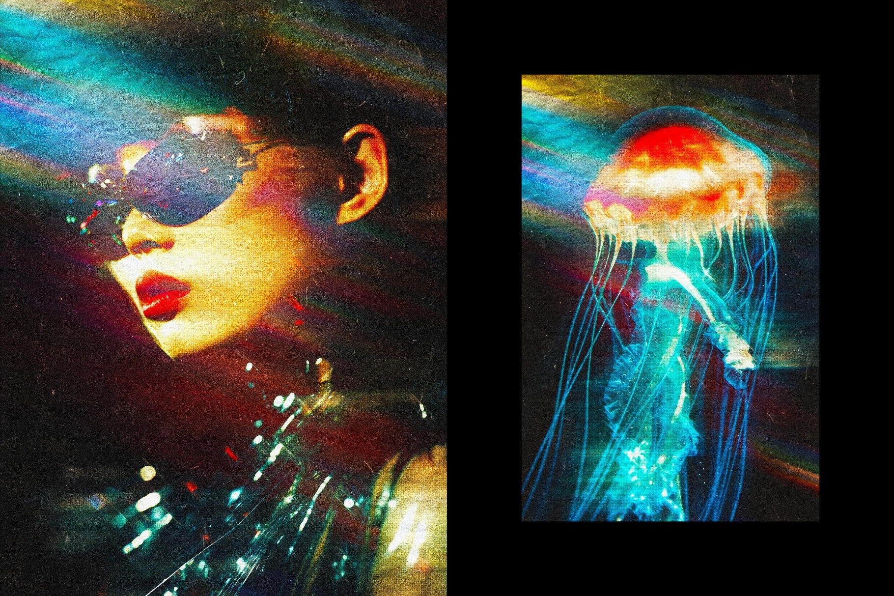 Old Aura Leak Photo Effect