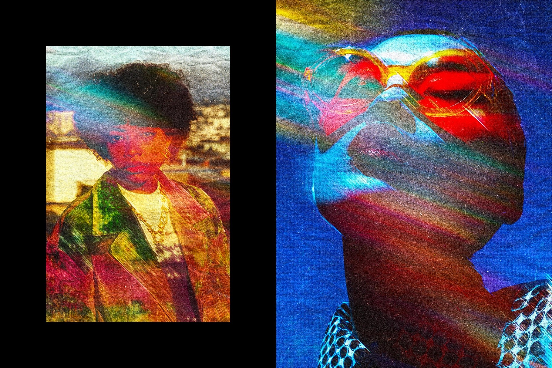 Old Aura Leak Photo Effect