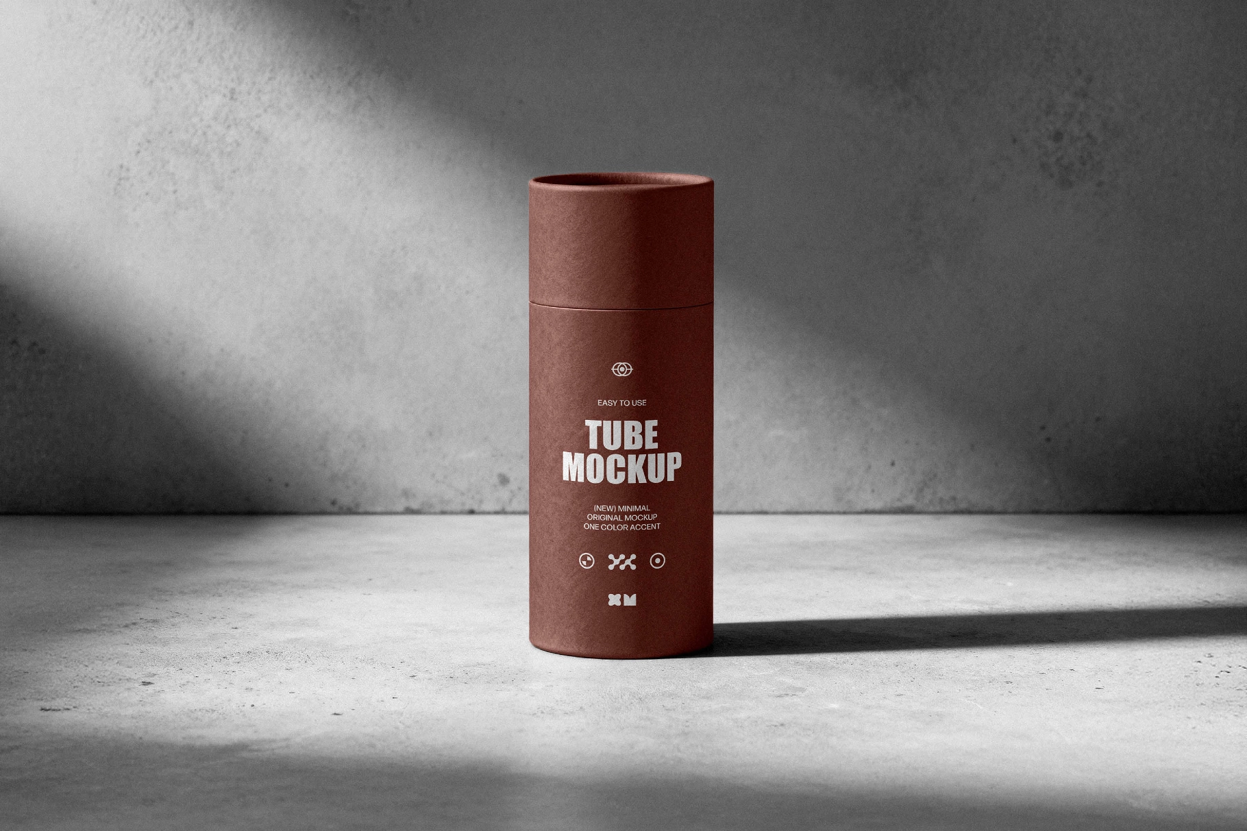 Cylinder Tube Mockup