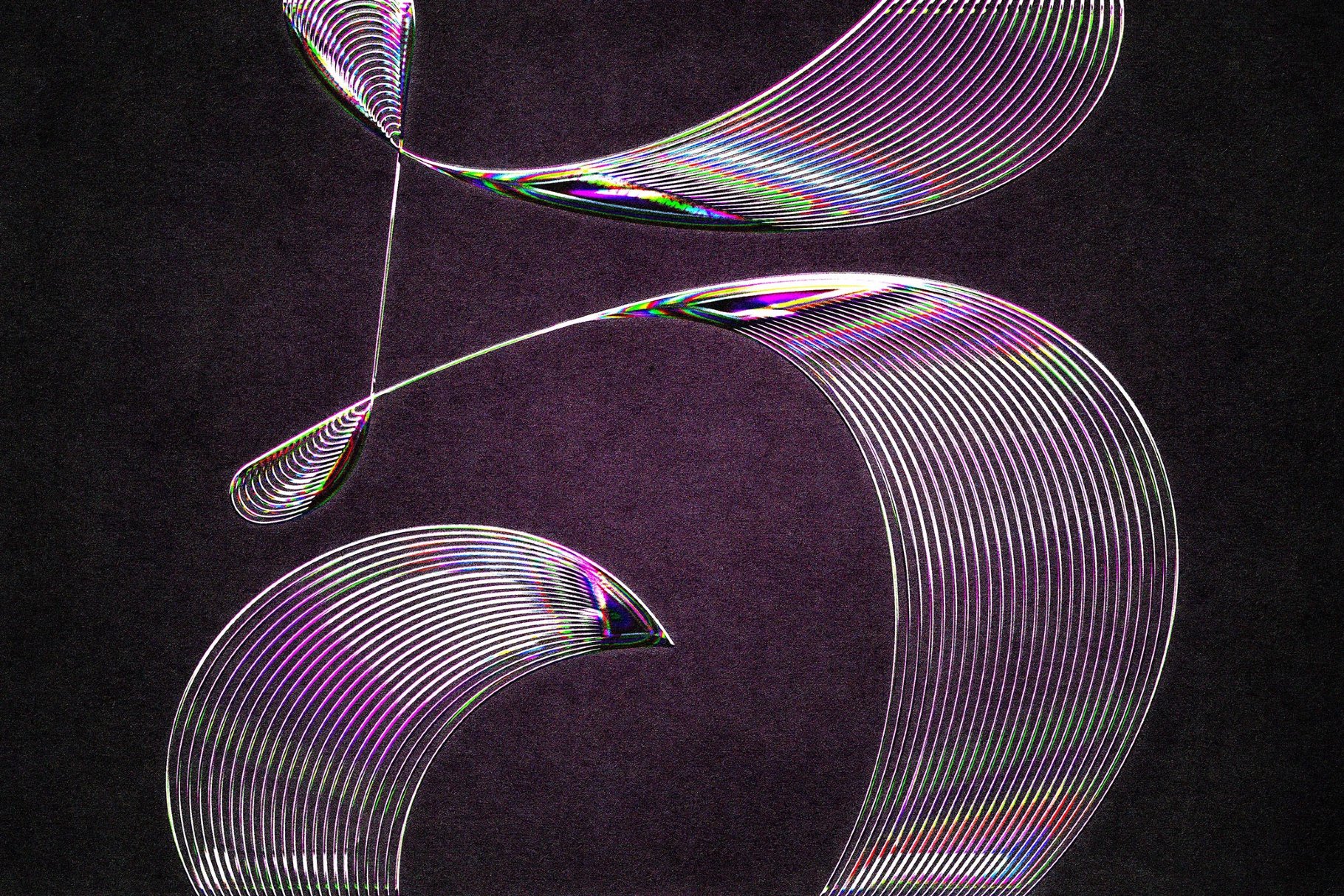 Pearl Shine Chrome Text Effect