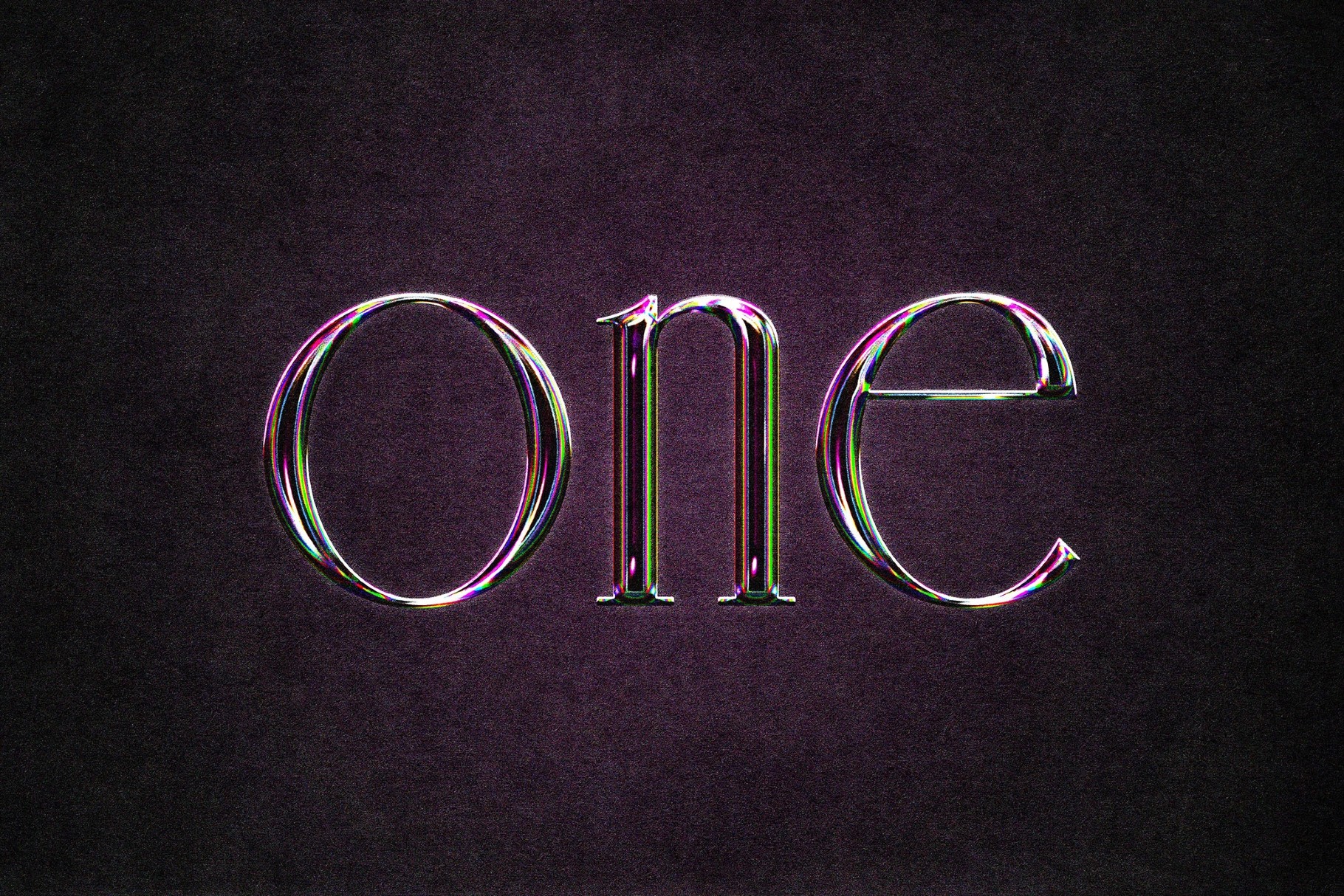 Pearl Shine Chrome Text Effect