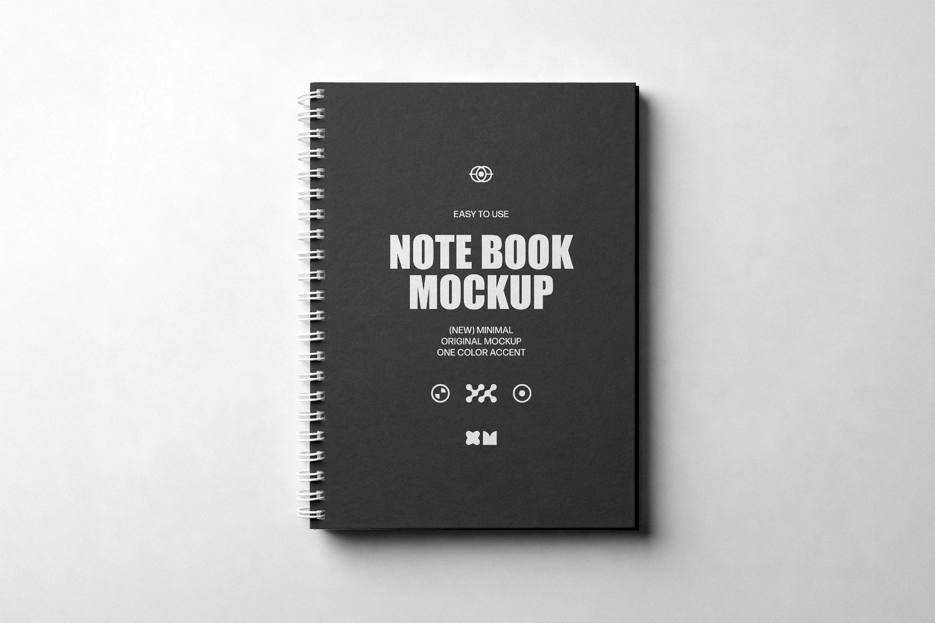 Ring-Bound Notebook Mockup