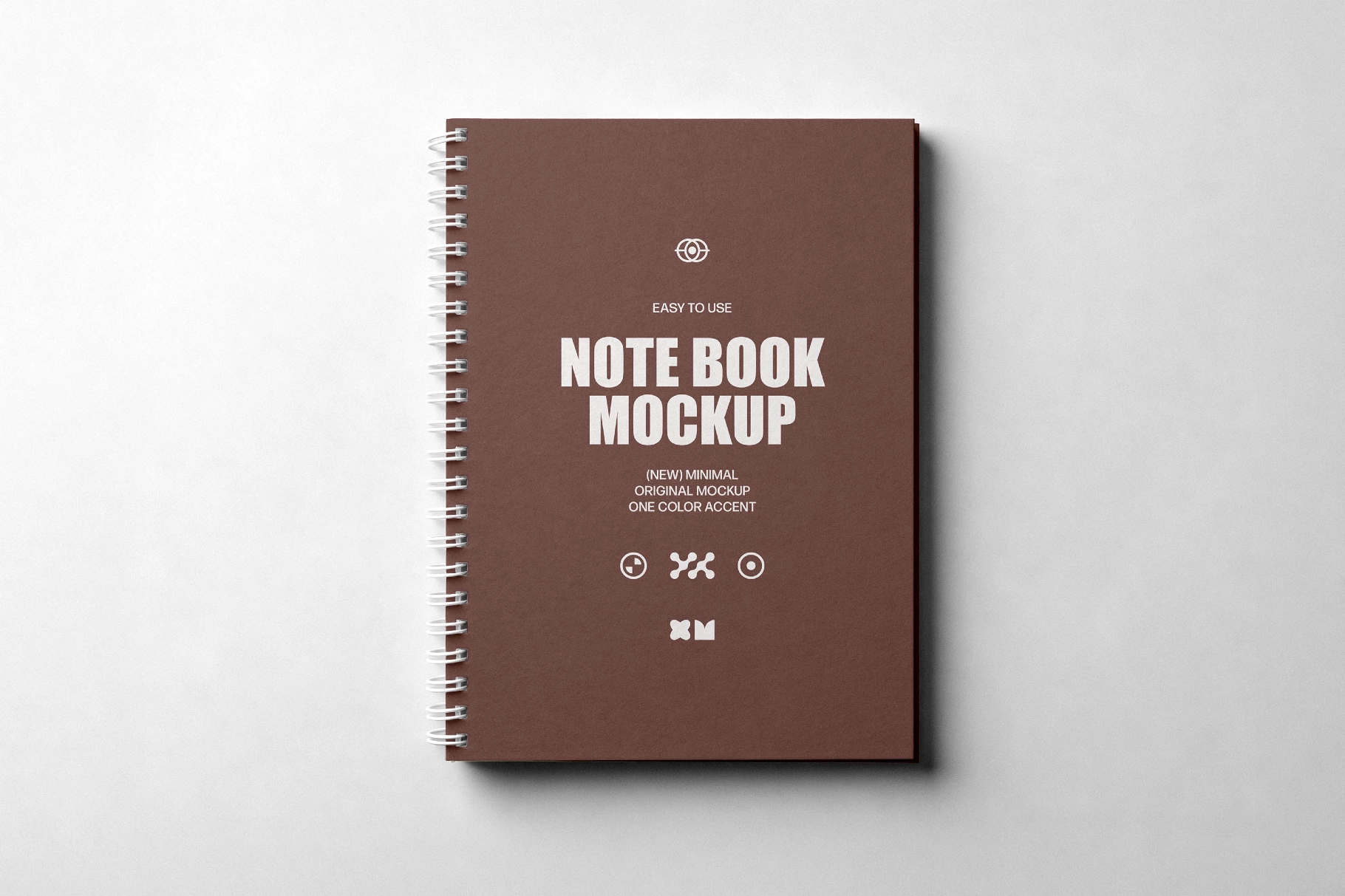 Ring-Bound Notebook Mockup