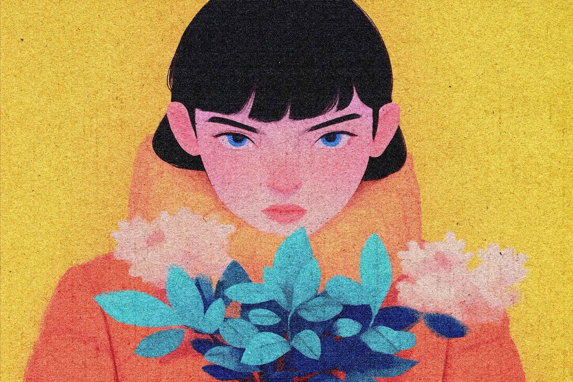 Retro Cardboard Print Effect