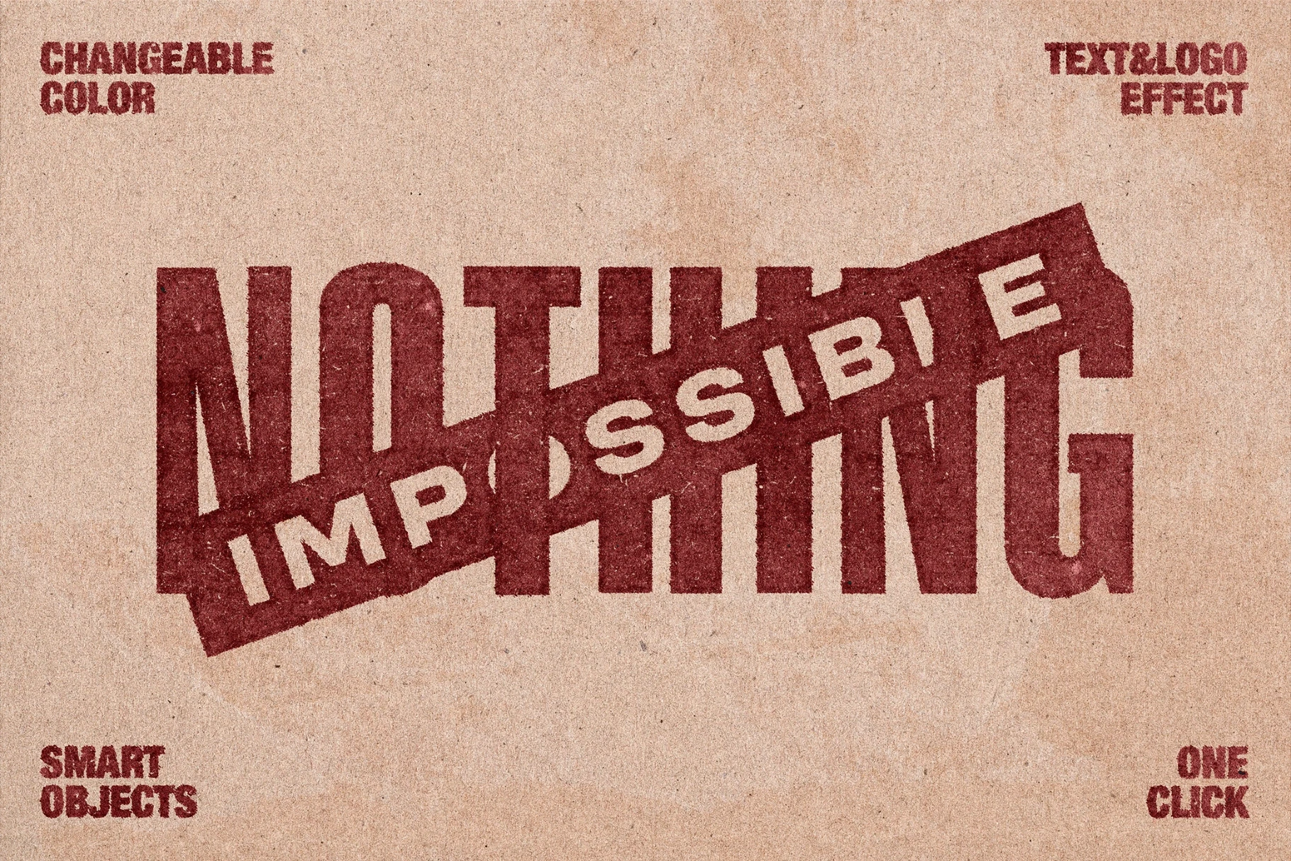 Bad Stamp Text Effect