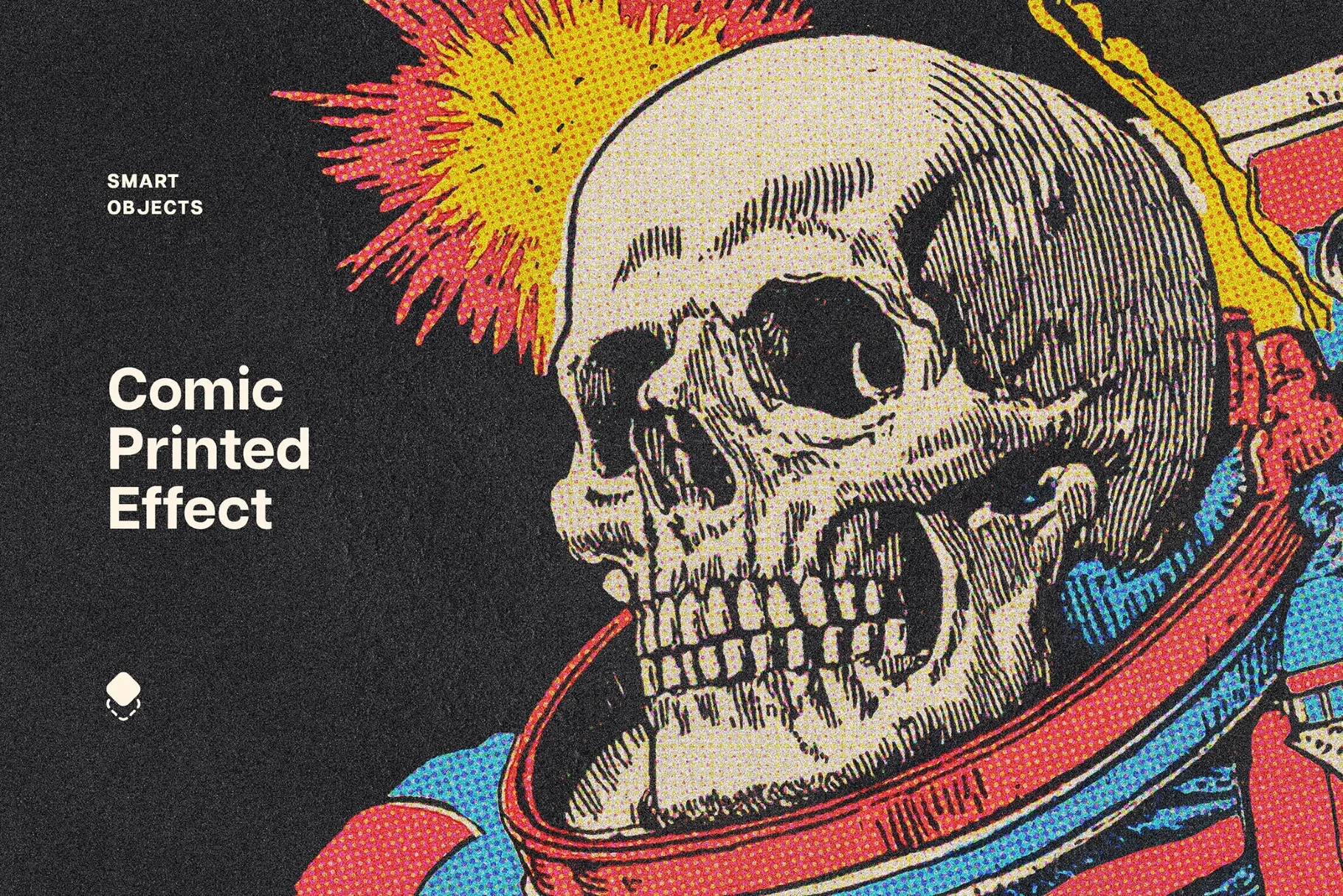 Retro Comic Print Effect