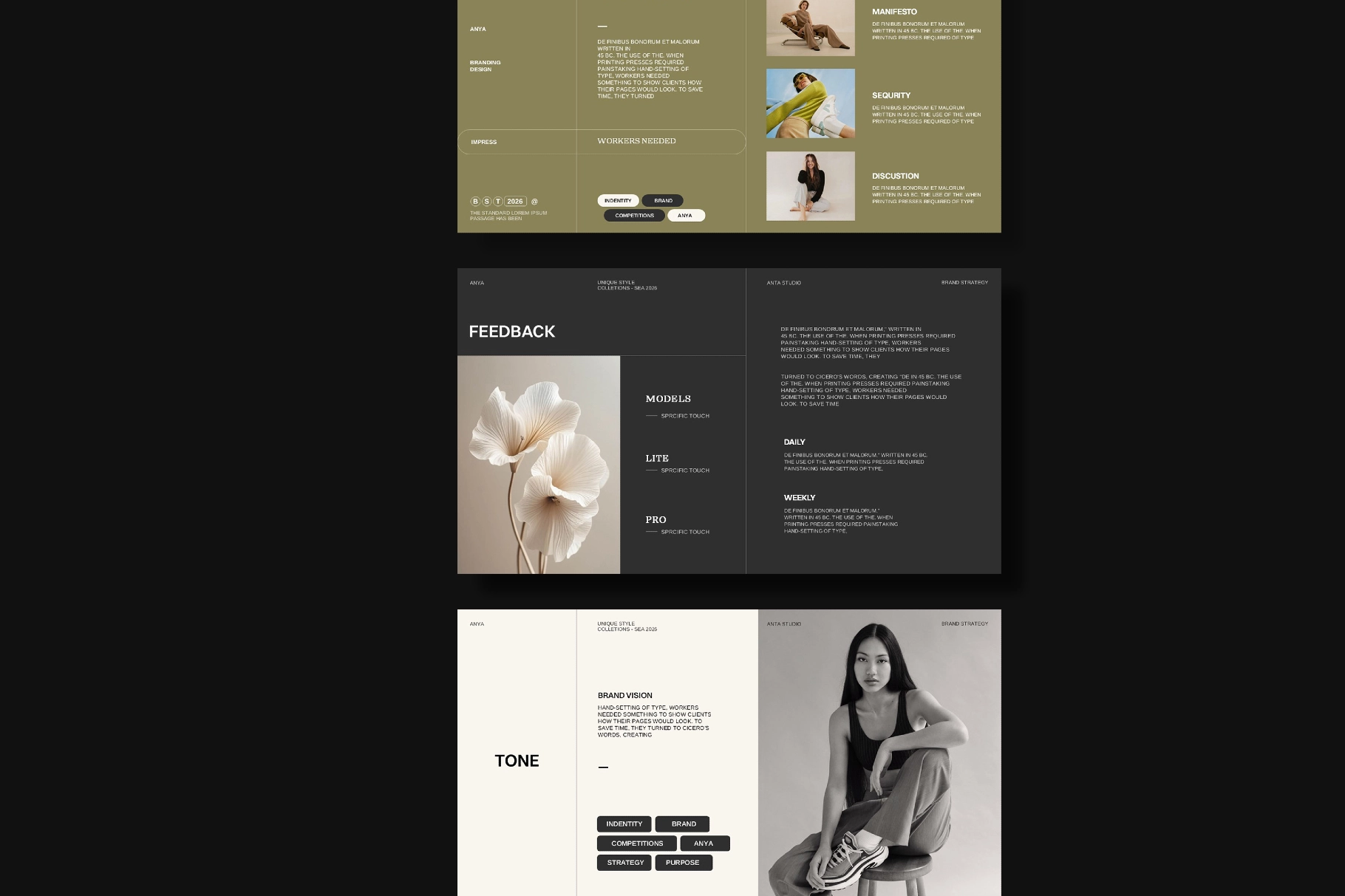 ANYA | Brand Strategy Template