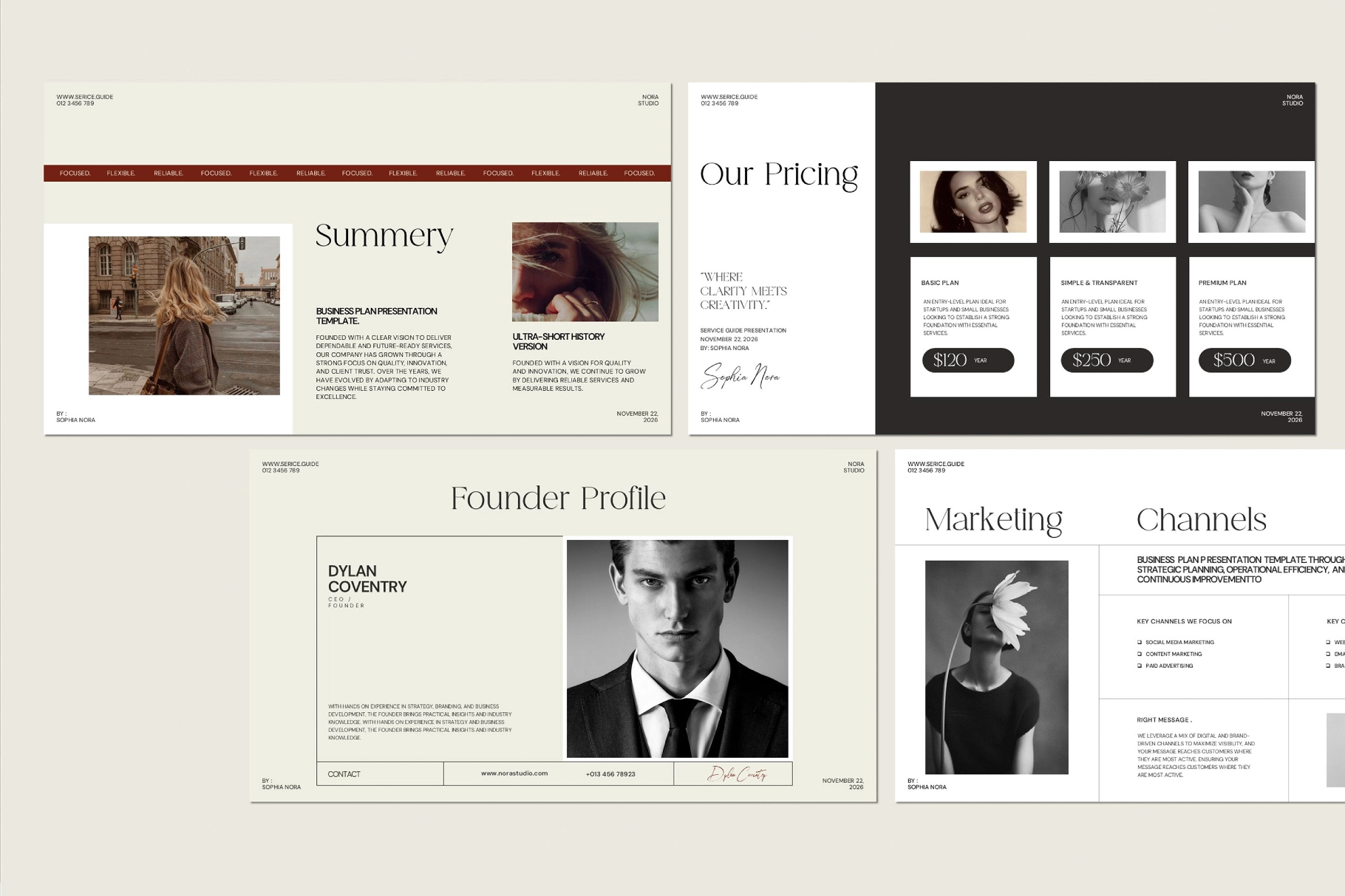 Business Plan Presentation Template