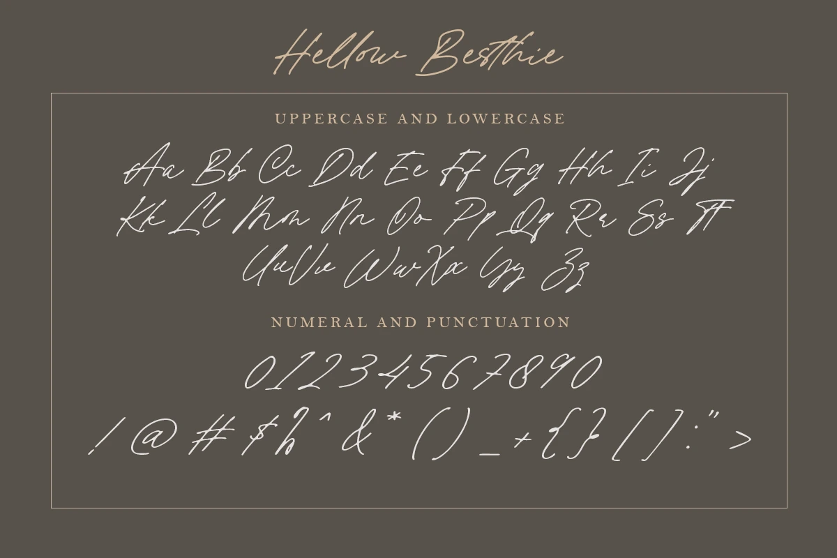 Hello Besthie Font