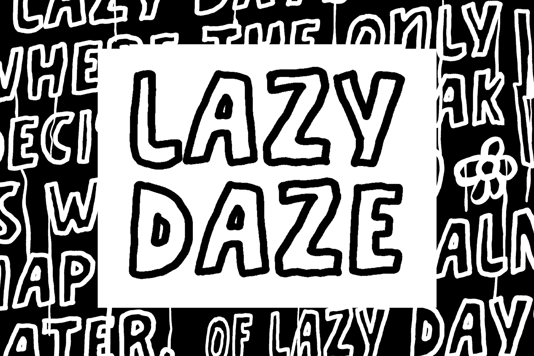 Lazy Daze Font