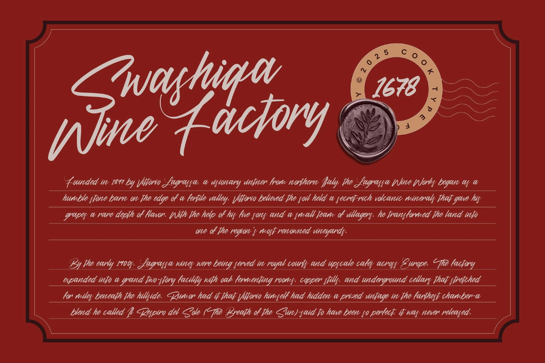 Swashiqa Font
