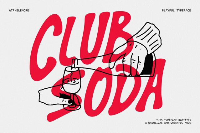 Elenore - Groovy Western Font