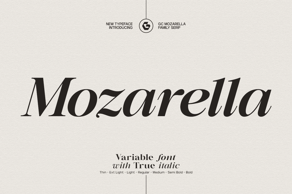 GC Mozarella–Elegant Variable Serif